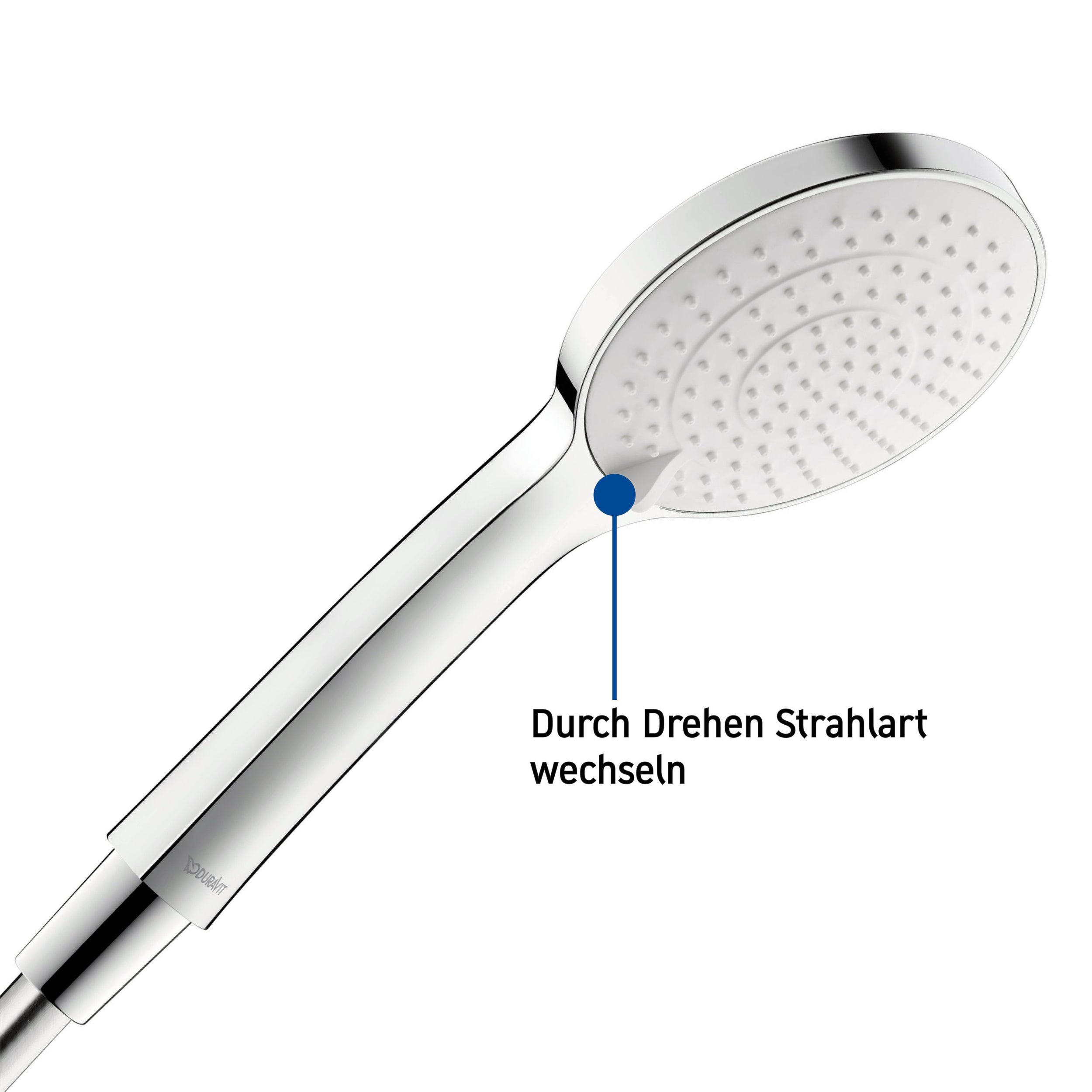 Duravit DuraVelez concealed shower mixer with shower head - incl. shower rail, wall connection elbow