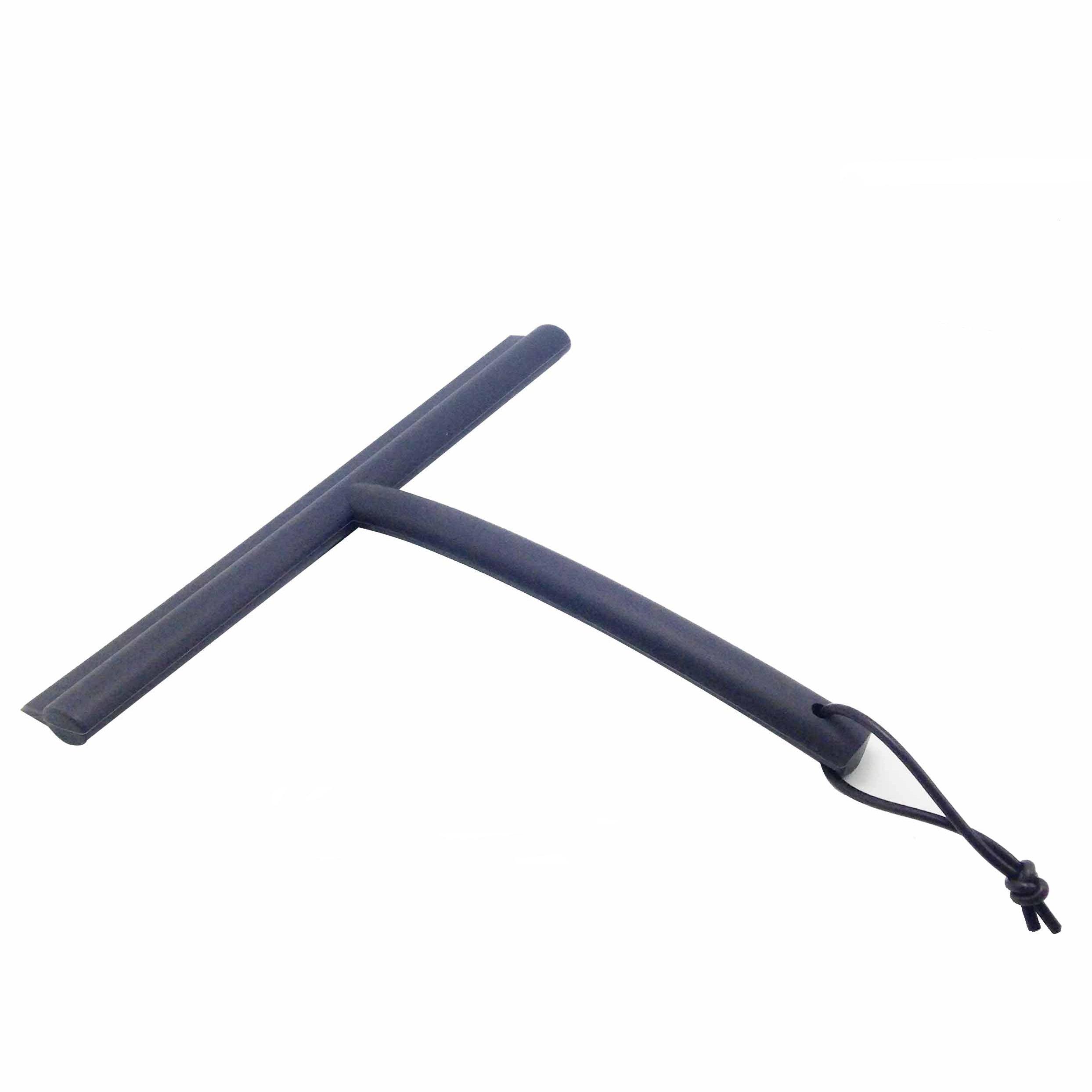 Stainless steel shower squeegee with handle