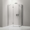 Corner shower with hinged doors DX407