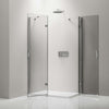 Corner shower with hinged doors DX407