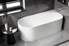 Freestanding acrylic bathtub ONDA CORNER