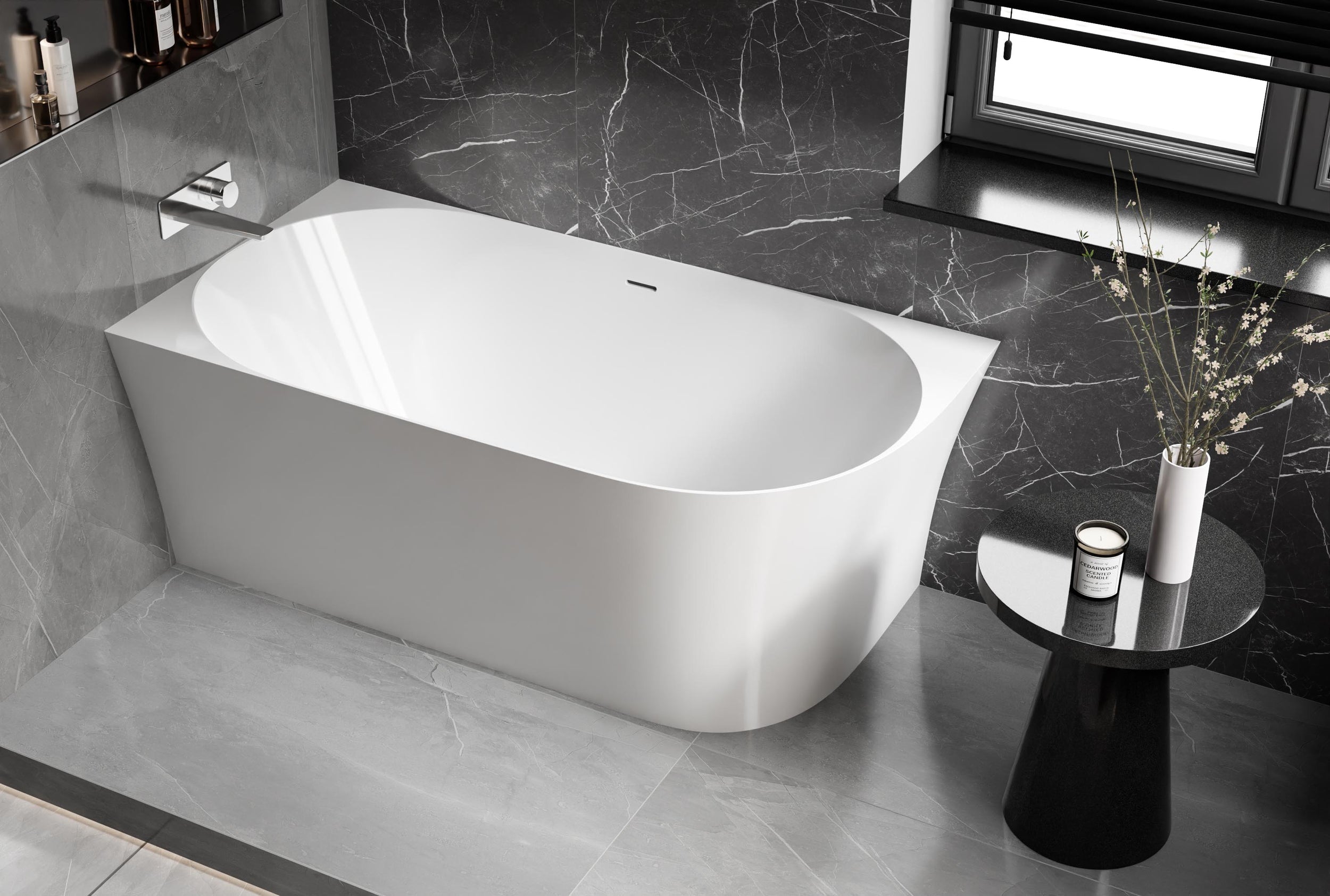 Free-standing bath NOVA SLIM LINE