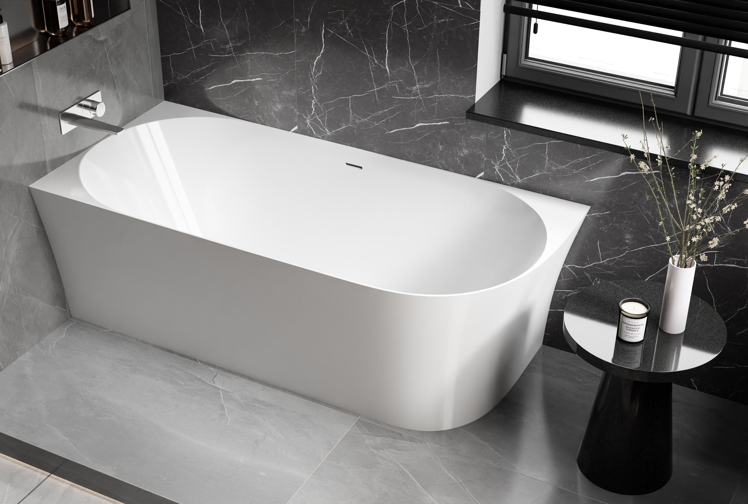 Free-standing bath NOVA SLIM LINE