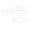 Freestanding bathtub RELAX