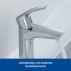 Duravit DuraVelez basin mixer, 27.2 cm (size L), chrome