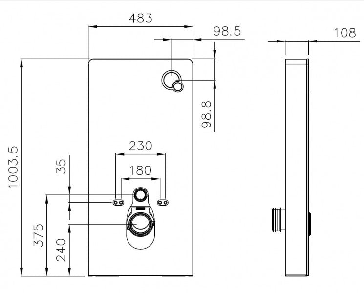 Shower Toilet Bernstein Basic 1102 - special saving package 6