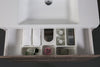 Cosmetic drawer insert for bathroom furniture