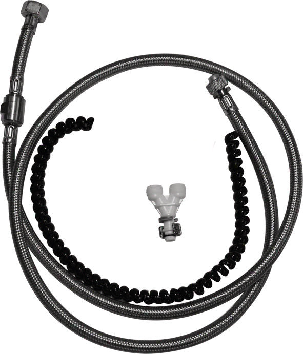 Shower toilet water connection set