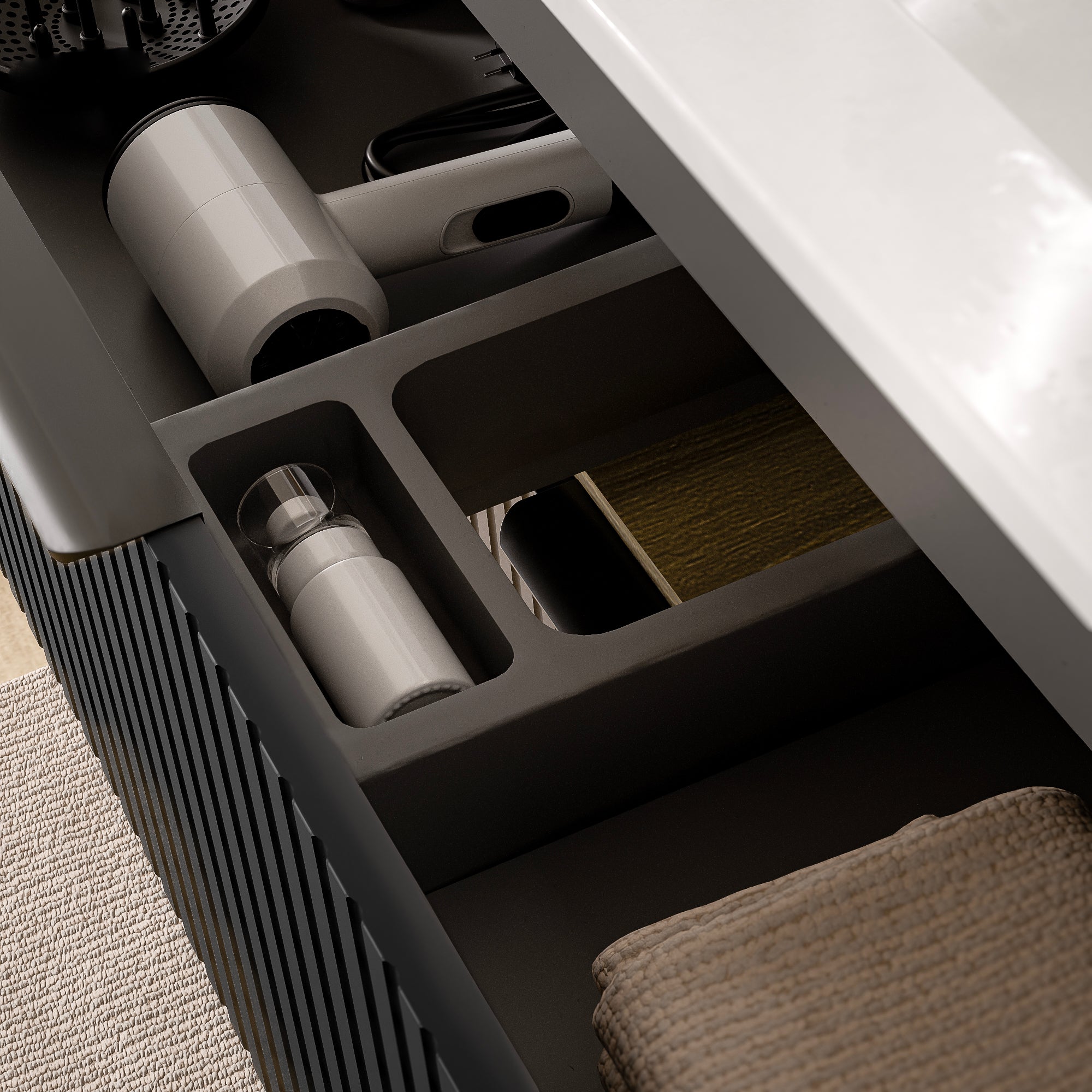 Bathroom furniture set TIM 80 cm with ceramic basin