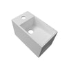 Wall-mounted washbasin PB2046 made of mineral cast - 33 x 18 x 20.5 cm