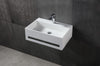 TWG02 wall-mounted washbasin in mineral cast