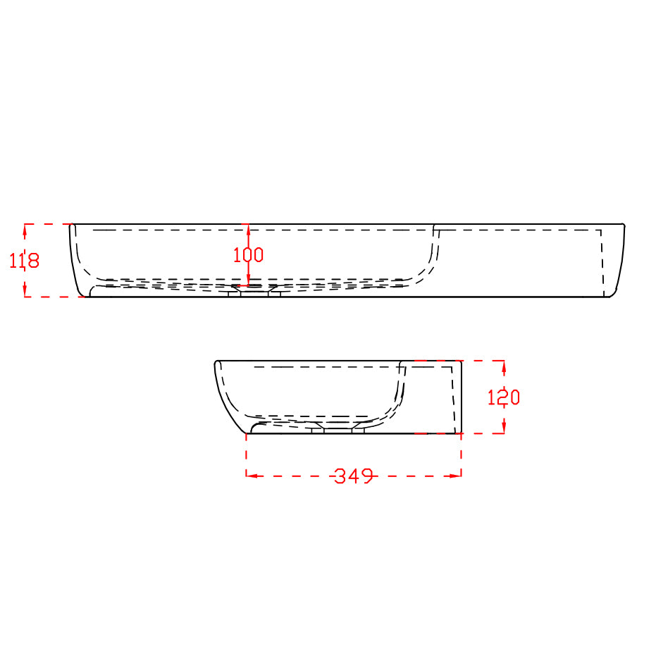 Wall-mounted washbasin Countertop basin TWG202