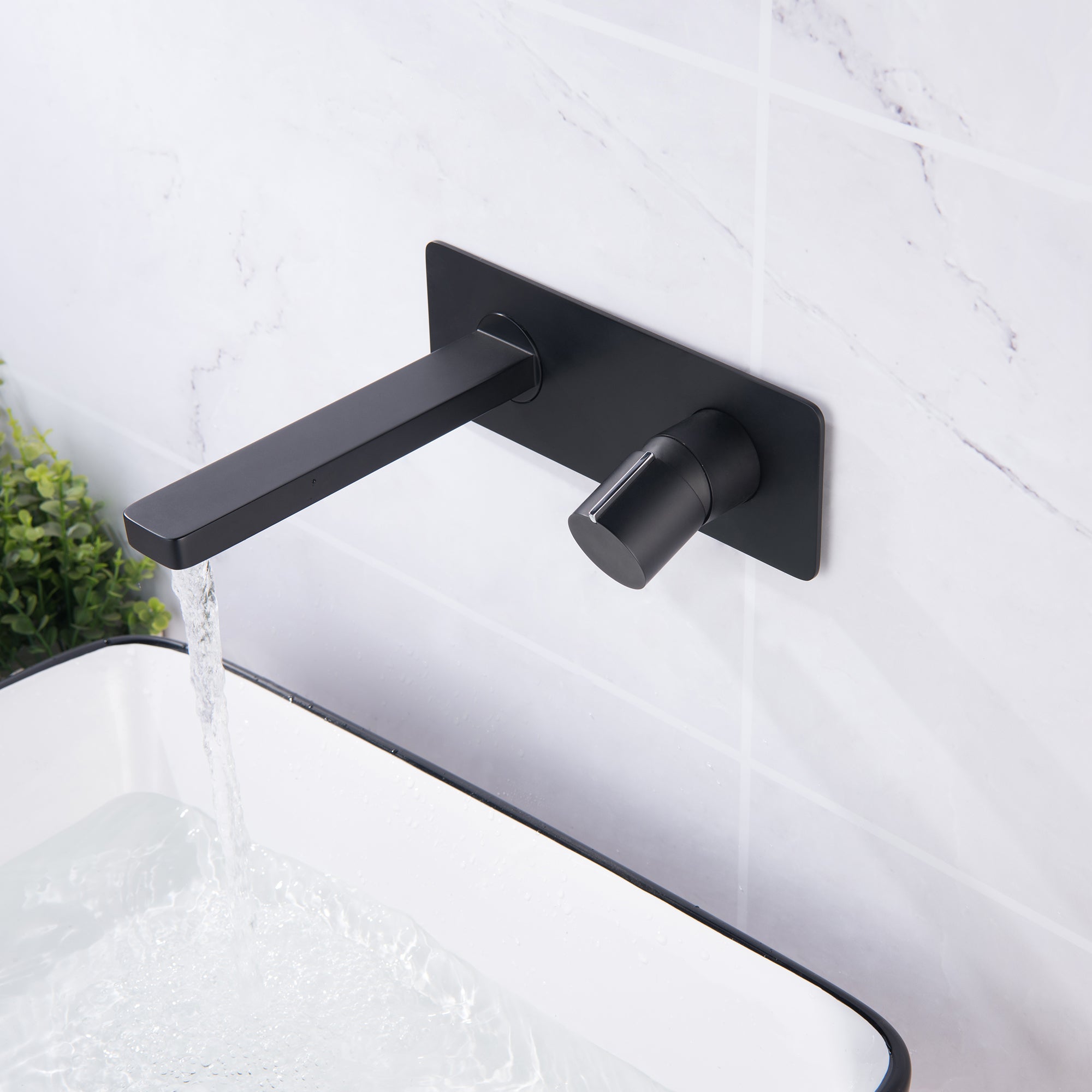 2 Hole wall-mounted basin mixer tap 9908B