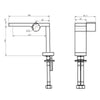 Design washbasin faucet bathroom faucet NT3110B
