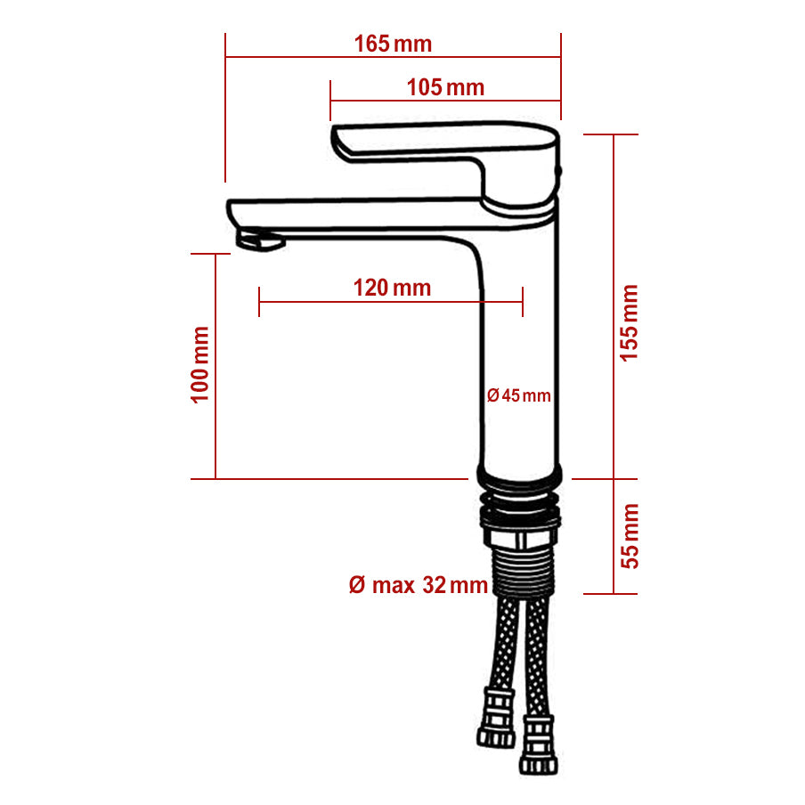 Design washbasin faucet 4024CB