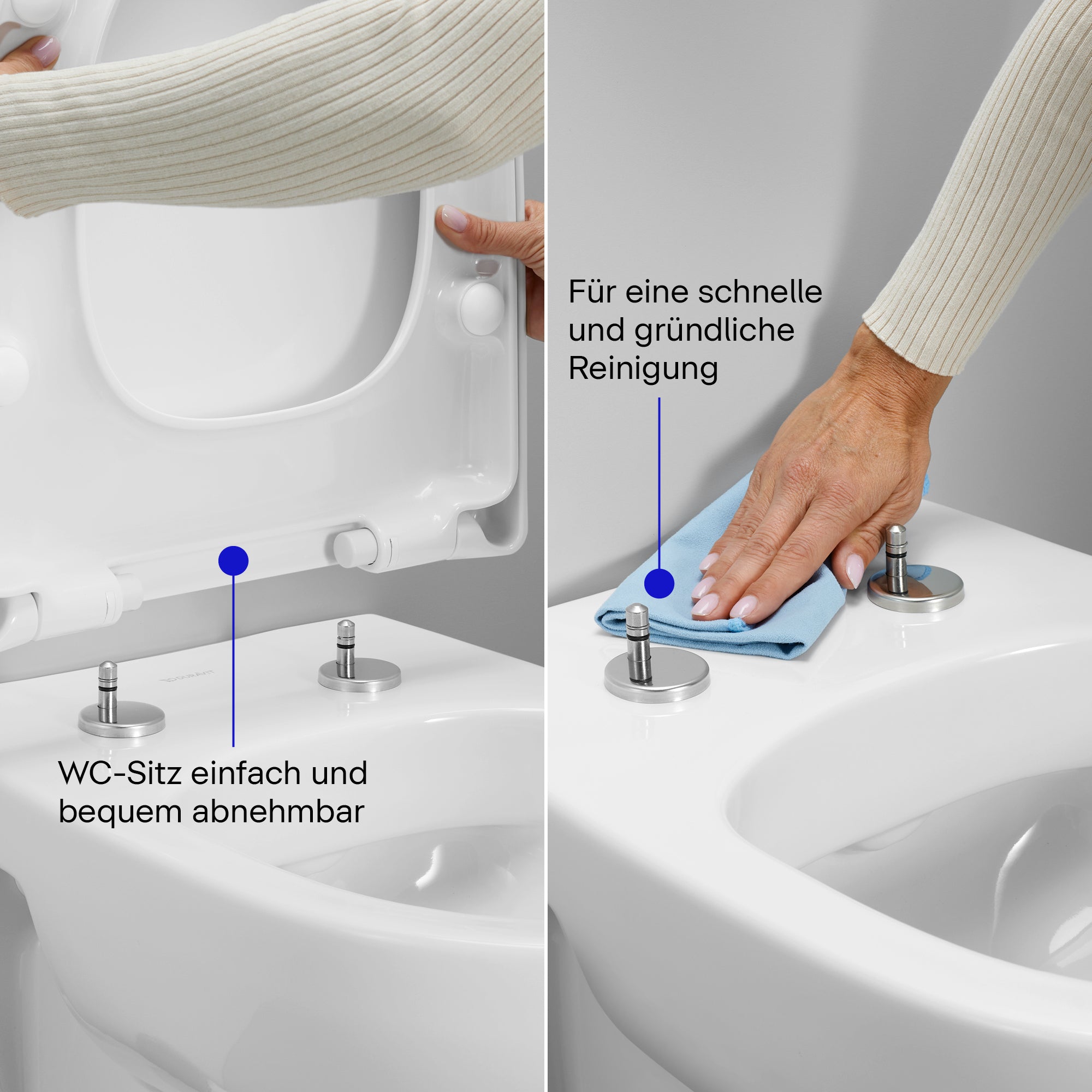 Duravit Univavo universal toilet seat with soft-close 