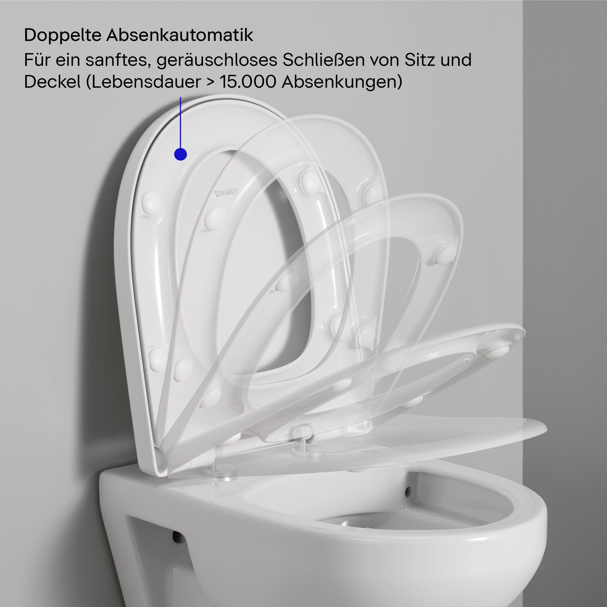 Duravit Univavo universal toilet seat with soft-close 